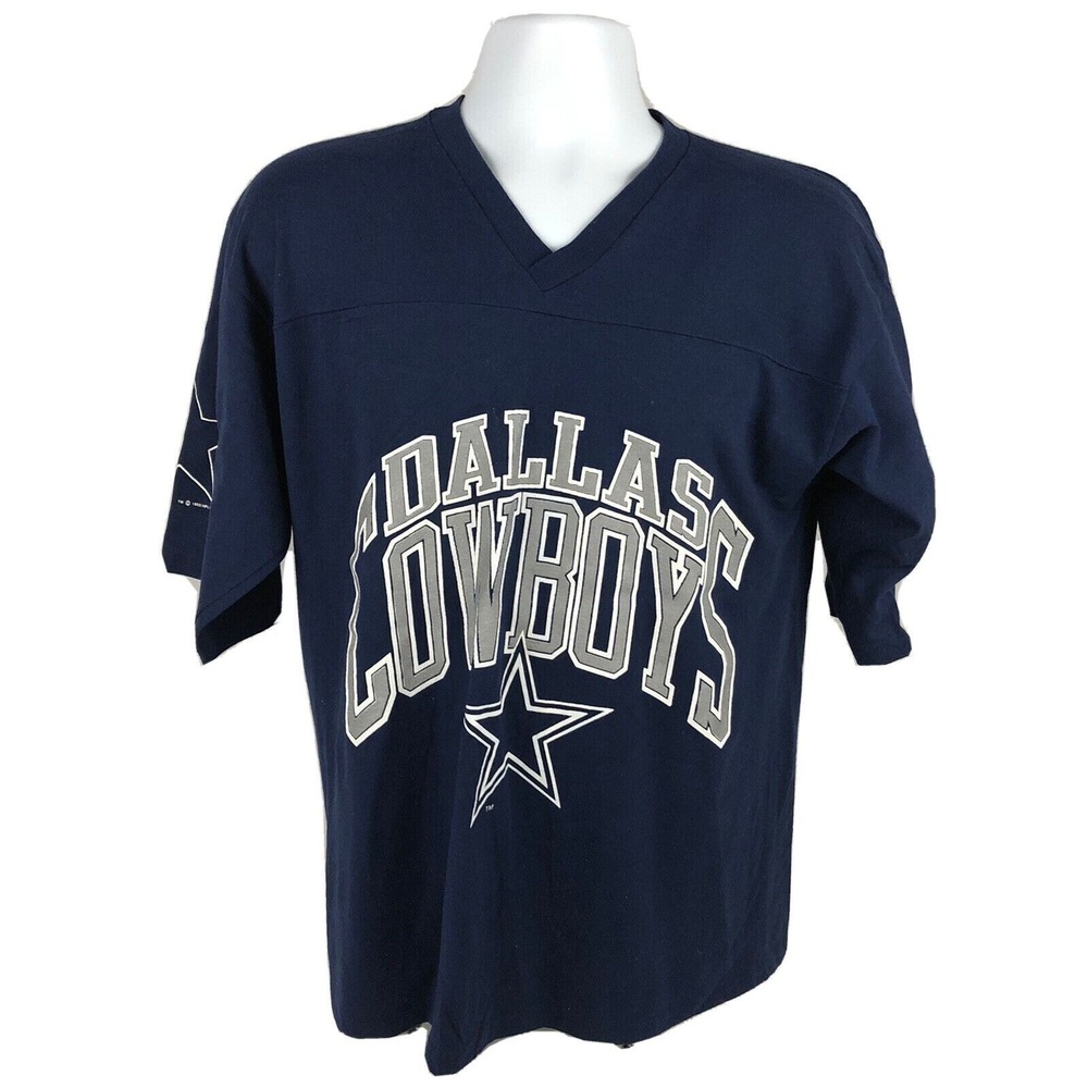 Dallas Cowboys VTG 1992 Jersey‎ T-Shirt Large Competitor NFL Single Stitch